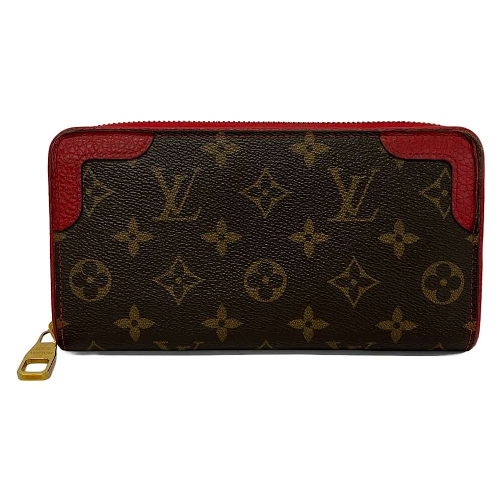 Louis Vuitton Zippy Wallet Retiro Monogram Long Wallet M61854 Monogram Canvas